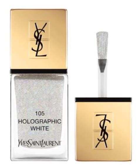 ysl holographic white nail polish|YSL nail varnish color chart.